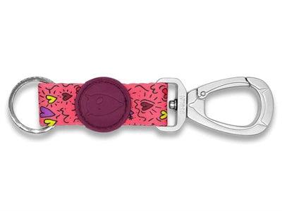 Morso Key Cord Keychain Recycled Pink Think Pink – M & L - Image 2
