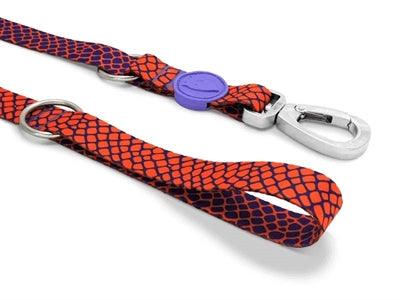 Morso Adjustable Dog Leash Recycled Urban Lizard Red – Durable and Stylish – 230 cm - Image 3