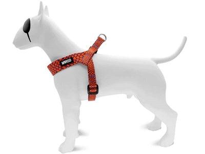 Morso Mini Dog Harness Urban Lizard Red - Adjustable - XS to M - Image 2