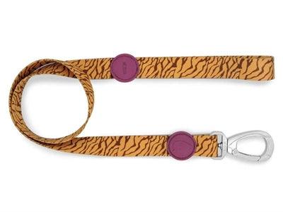 Morso Dog Leash Recycled Jungle Drum Orange – Stylish and sustainable – 120 cm long - Image 1