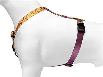 Morso Dog Harness H-Harness Recycled Jungle Drum Orange - S to XL - Image 3