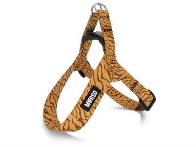 Morso Mini Dog Harness Jungle Drum Orange - Adjustable - XS to M - Image 1