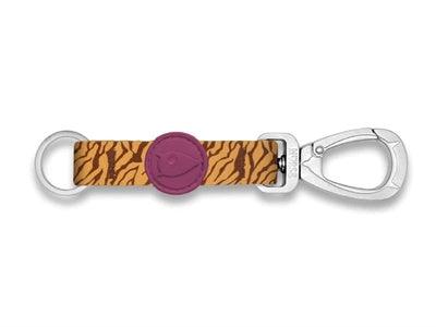 Morso Key Cord Keychain Recycled Jungle Drum Orange Print – M & L - Image 1