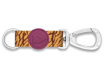 Morso Key Cord Keychain Recycled Jungle Drum Orange Print – M & L - Image 2