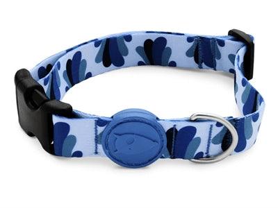 Morso Dog Collar Recycled Splash Blue – Recycled nylon collar – XS to M