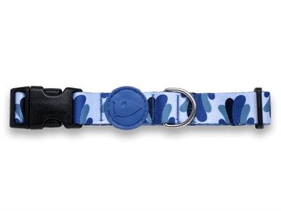 Morso Dog Collar Recycled Splash Blue – Recycled nylon collar - XS to M - Image 2