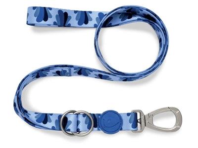 Morso Adjustable Dog Leash Recycled Splash Blue – Durable and versatile – Adjustable up to 230 cm - Image 1