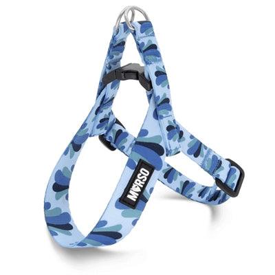 Morso Mini Dog Harness Splash Blue - Adjustable - XS to M - Image 1