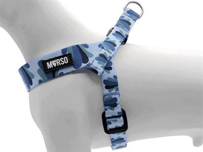Morso Mini Dog Harness Splash Blue - Adjustable - XS to M - Image 3