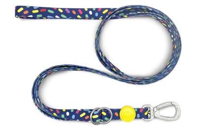 Morso Adjustable Dog Leash Recycled Color Invaders Purple – Durable and versatile – Adjustable up to 230 cm - Image 1