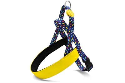 Morso Norwegian Dog Harness Color Invaders Purple - Adjustable - Size XS to XXXL - Image 1