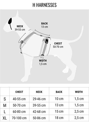 Morso Dog Harness H-Harness Recycled Color Invader Purple - S to XL - Image 2