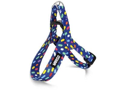 Morso Mini Dog Harness Color Invaders Purple - Adjustable - XS to S - Image 1