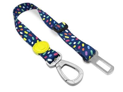 Morso Dog Car Seat Belt Recycled Color Invaders Purple – Adjustable Car Seat Belt – XS to XL - Image 2