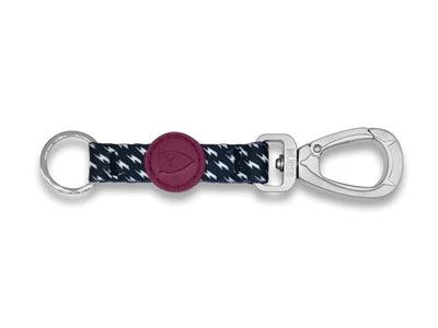 Morso Key Cord Keychain Recycled Power Flow Blue/White – L & M - Image 2