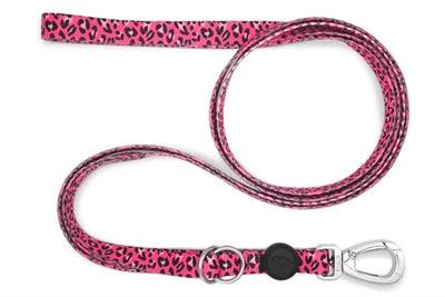 Morso Adjustable Dog Leash Recycled Bubble Leo Pink – Durable and versatile – adjustable up to 230 cm - Image 1