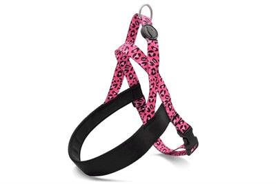 Morso Norwegian Dog Harness Bubble Leo Pink - Adjustable - Size XS to XXXL - Image 1