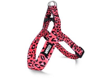 Morso Mini Dog Harness Bubble Leo Pink - Adjustable - XS to S - Image 1
