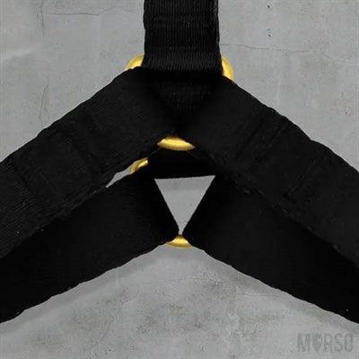Morso Dog Harness H-Harness Recycled Gold Caviar Gold - S to XL - Image 3