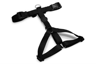 Morso Dog Harness H-Harness Recycled Pureness Black – S to XL - Image 1