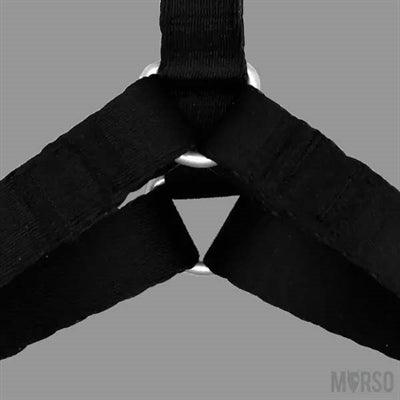 Morso Dog Harness H-Harness Recycled Pureness Black – S to XL - Image 3