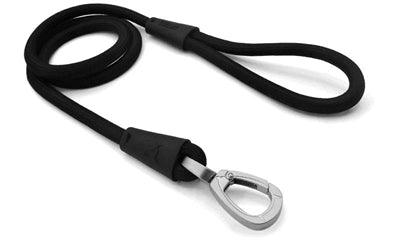 Morso Dog Leash Soft Rope Black – lightweight and shock-absorbing – 120 cm long