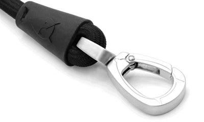 Morso Dog Leash Soft Rope Black - lightweight and shock-absorbing - 120 cm long - Image 2