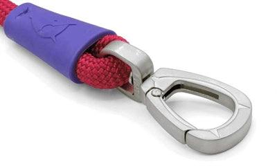 Morso Dog Leash Red Velvet Red - lightweight and shock absorbing - 120 cm long - Image 2