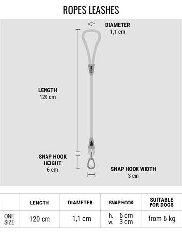 Morso Dog Leash Red Velvet Red - lightweight and shock absorbing - 120 cm long - Image 3