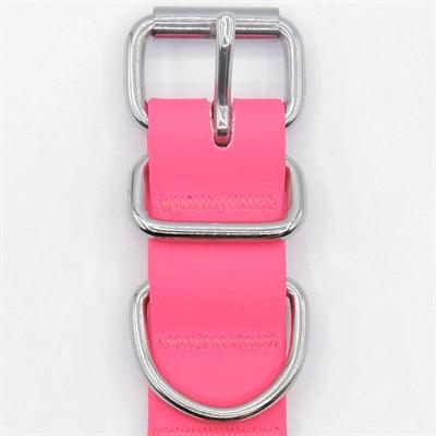 Morso Dog Collar Waterproof Recycled Passion Pink Pink - Adjustable XS to XL - Image 2