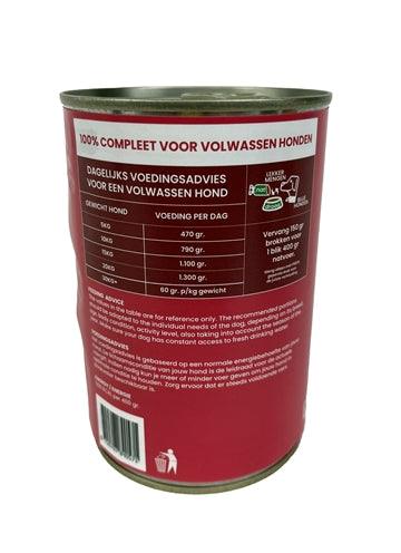 Fred's Fresh Wild Game Canned Food - Complete wet food bulk pack - 12 x 400 grams - Image 2