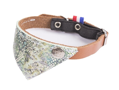 Martin Collar Cat Malibu Green / Brown