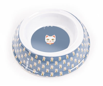 Martin Cat Food/Water Bowl, Melamine, Japan Assorted - Image 2
