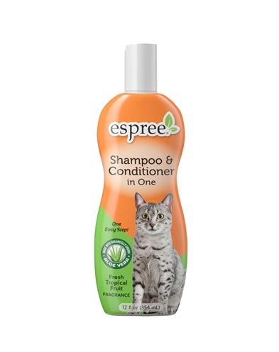 Espree Shampoo & Conditioner 2-in-1 Cat – 355 ml – Gentle cleansing and care in one step