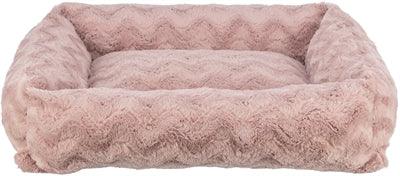 Trixie Dog Bed Loki Recycled Square Pink – Available for puppies to large dogs