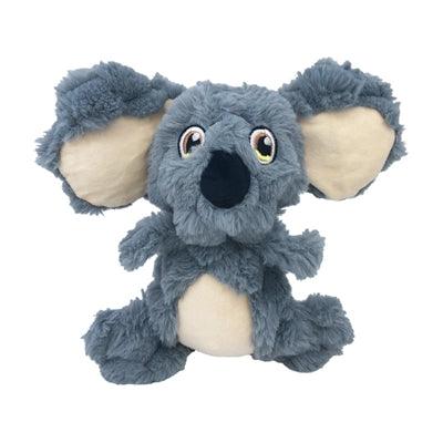 Kong Scrumplez Koala Plush with Squeaker Gray - Cute Dog Toy - Image 1