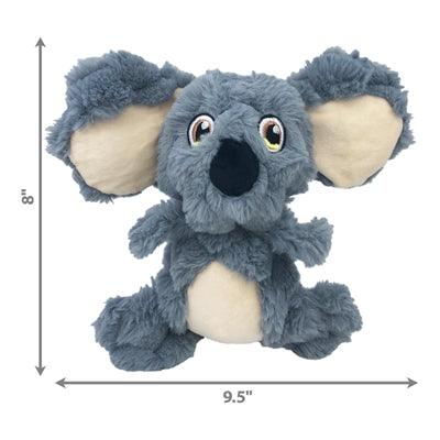 Kong Scrumplez Koala Plush with Squeaker Gray - Cute Dog Toy - Image 2