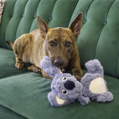 Kong Scrumplez Koala Plush with Squeaker Gray - Cute Dog Toy - Image 3