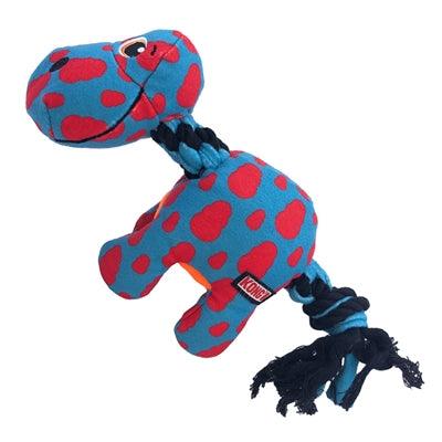 Kong Signature Dynos Fleece With Squeaker Assorted - With squeaker for extra playing fun - Image 3