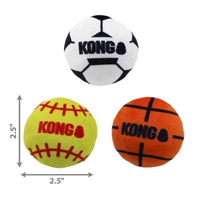 Kong Cat Sport Balls With Catnip Assorted - Image 2