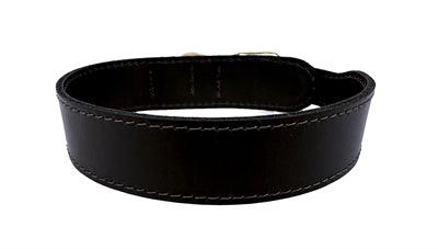 Sazzz Collar Dog Pioneer Classic Leather Dark Brown - Luxury leather collar - Image 2