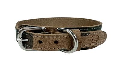 Sazzz Dog Collar Boho Vintage Leather Camouflage – Cool collar with a unique design