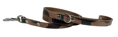 Sazzz Dog Leash Fearless Vintage Leather Camouflage – 147 x 1.5 cm