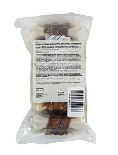 Petstyle Living Pressed Bone White With Duck 10 cm – 20 pieces - Image 3