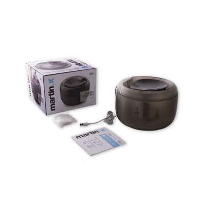 Martin Pet Fountain for Cats and Small Dogs, Black - Image 3