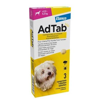 Adtab chewable tablet for dogs – Monthly protection against fleas and ticks - Image 2