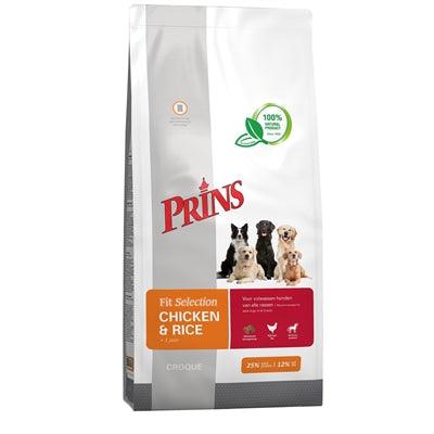 Prins Fit Selection Chicken/Rice – Supports digestion and skin – 14 kg - Image 1