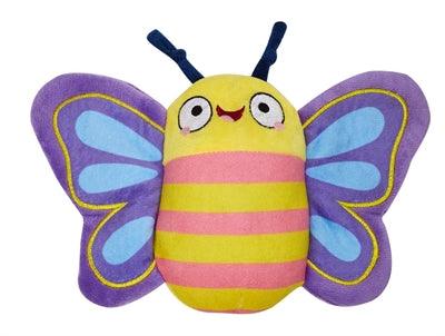Fofos Butterfly – Soft cuddly toy with squeaker and rustling foil