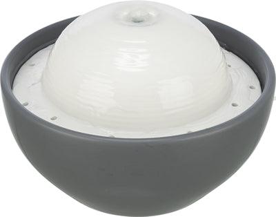 Trixie Vital Dome Ceramic Pet Fountain, Grey/White