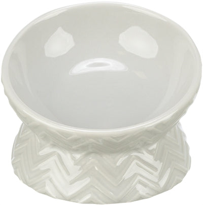 Trixie Elevated Food Bowl / Water Bowl Ceramic Light Taupe